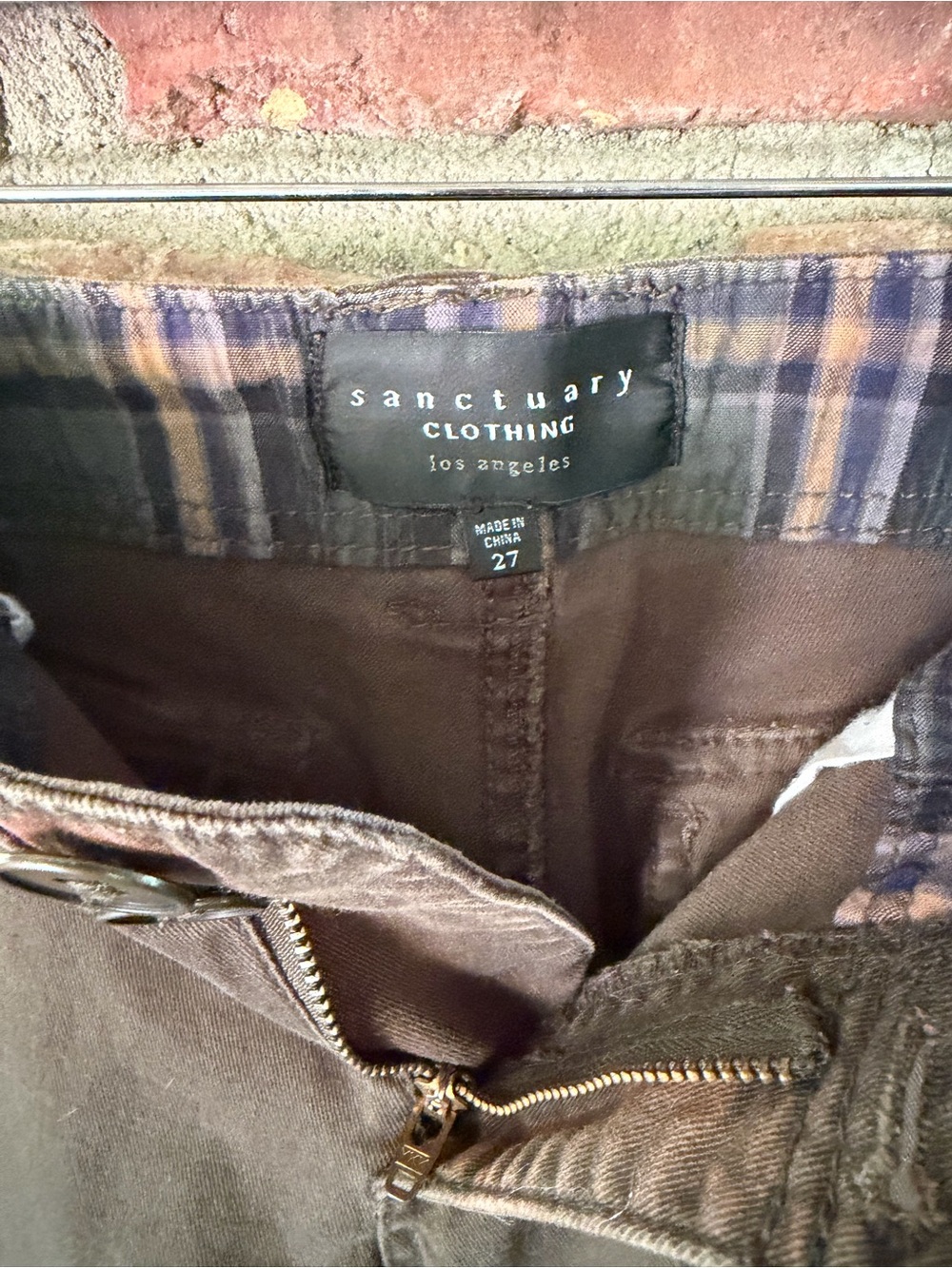 Sanctuary Cargo Pants in Olive Green - Picture 7 of 12